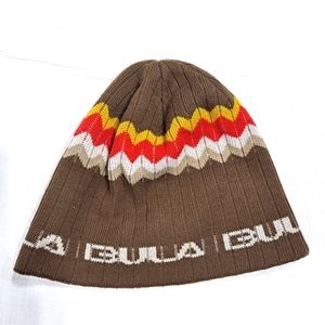 Bula Brown Stripe Beanie
